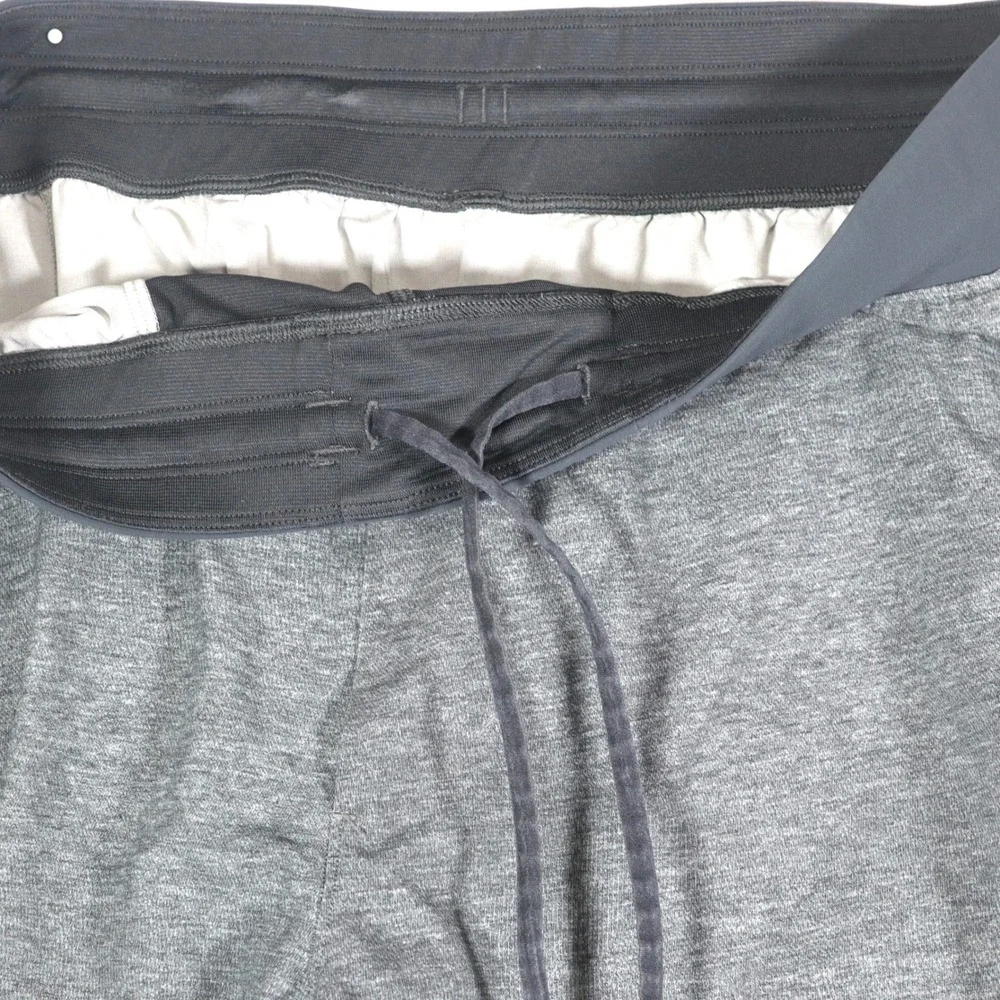 Lululemon T.H.E. Short Mens L Heathered Grey Linerless Training Gym Athletic 11